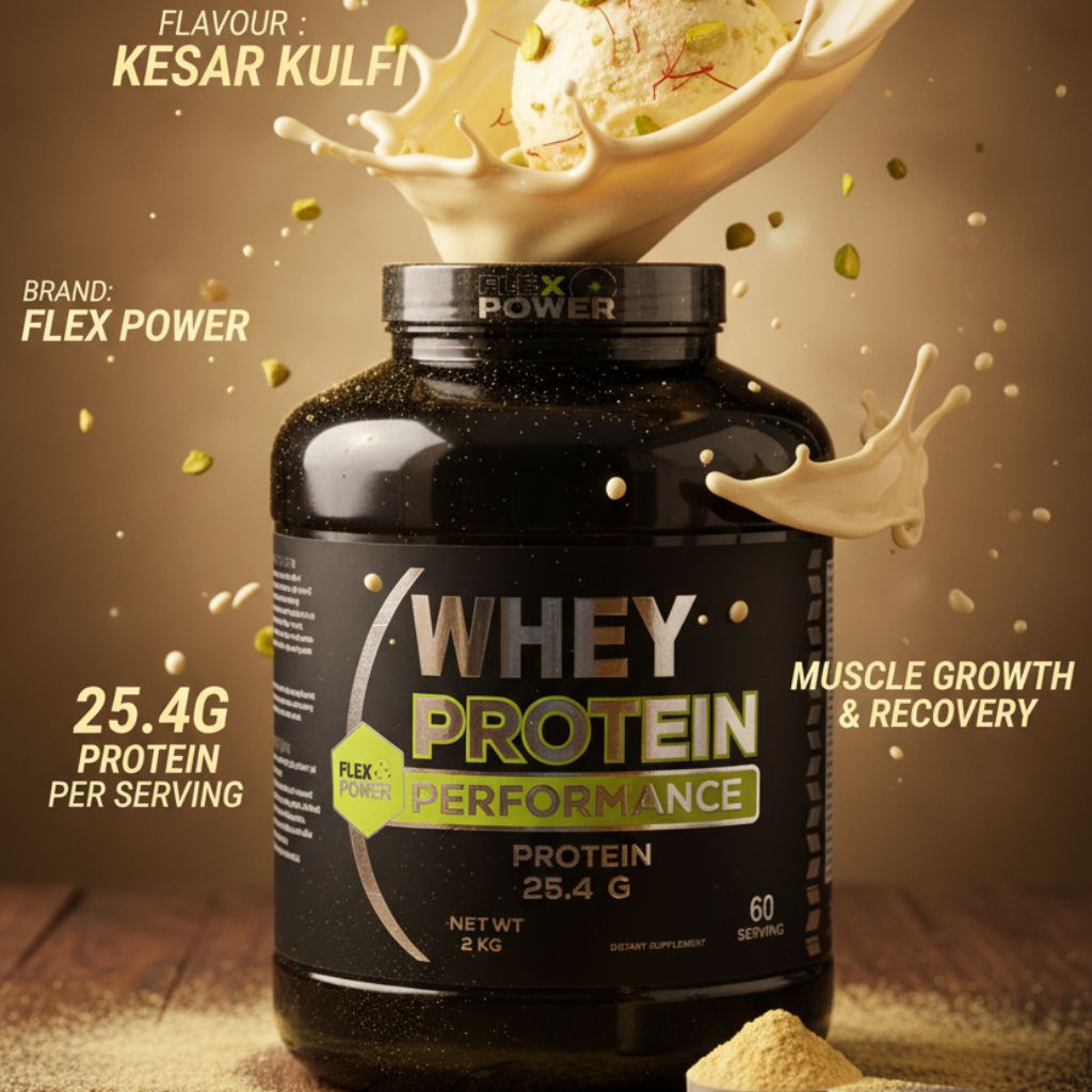 WHEY PROTEIN 2KG | KESAR PISTA FLAVOUR