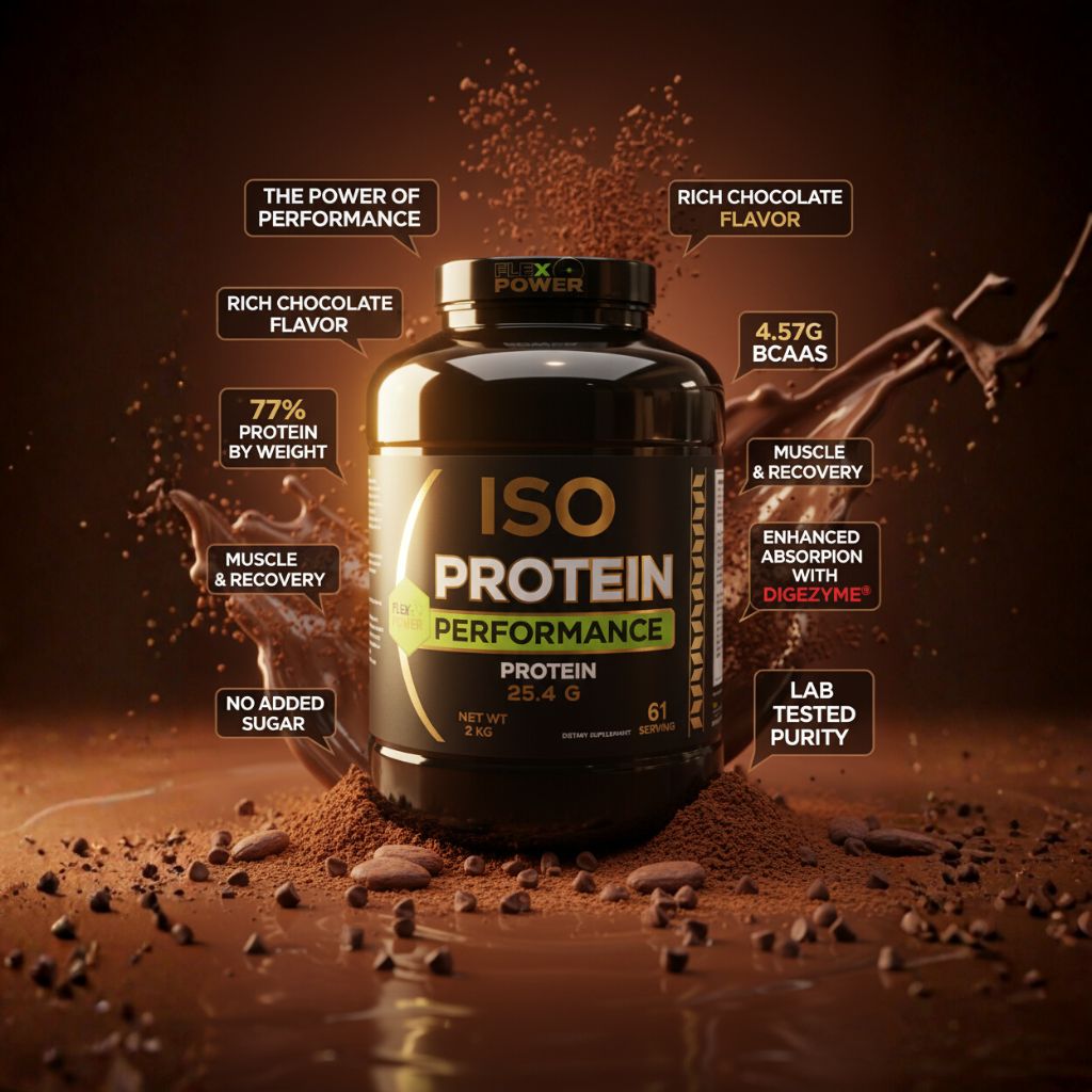 FLEX POWER ISO PROTEIN – CHOCOLATE FLAVOUR (2KG)